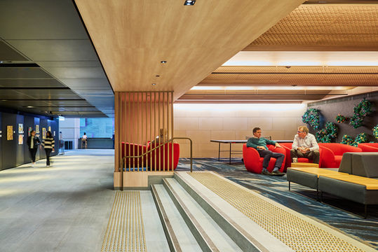 Modern office interior architectural photography Sydney
Commercial workspace interior architectural photography
Architect-designed residential interior architectural photography
Industrial interior space architectural photography
Minimalist corporate interior architectural photography
Contemporary commercial interior with stepped seating, timber ceiling details, and lounge areas.
A modern commercial interior on George Street, Sydney, featuring stepped seating, timber ceilings, and informal lounge spaces. Contemporary commercial interior on George Street, Sydney, with layered timber ceiling panels, integrated steps, tactile flooring, and collaborative lounge seating. A refined commercial interior on George Street, Sydney, showcasing warm timber ceiling finishes, integrated stepped circulation, tactile floor detailing, and flexible lounge seating within an open-plan workspace. Modern commercial interior with timber finishes and lounge seating.