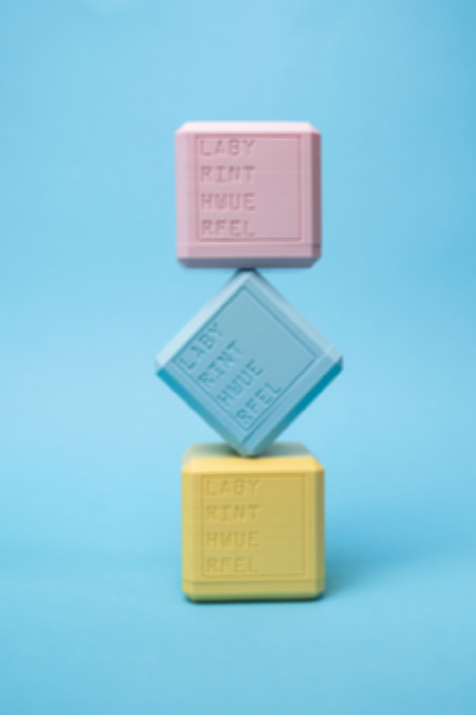 Labyrinthwürfel gestapelt