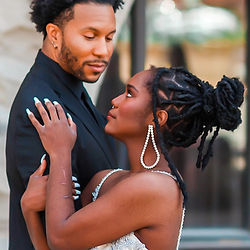 black couple in love