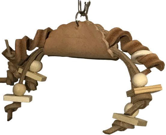 Birdtalk Bird Toys - Leather Taco