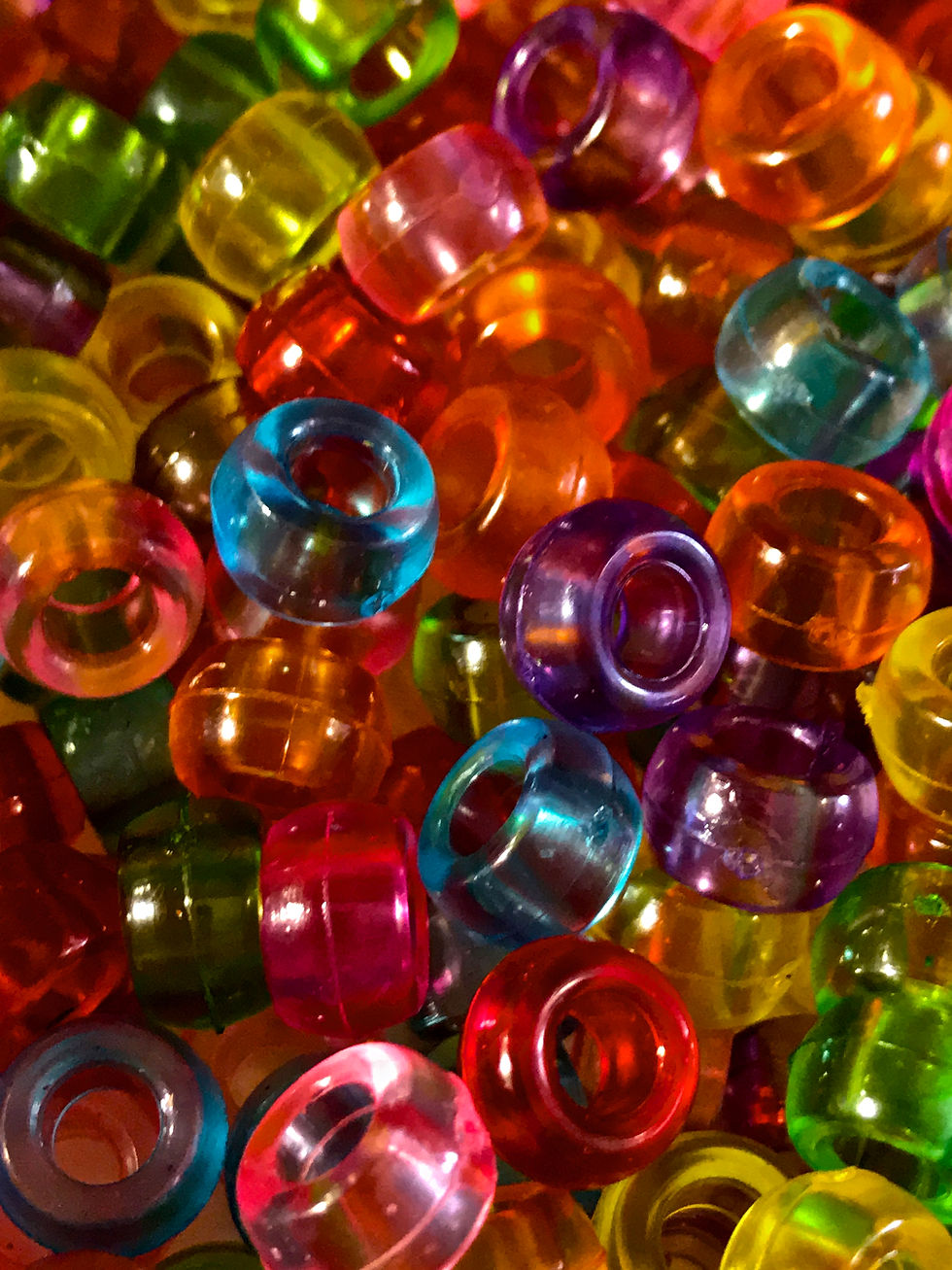 Miniatura: 100 Big Hole Rondelle Beads