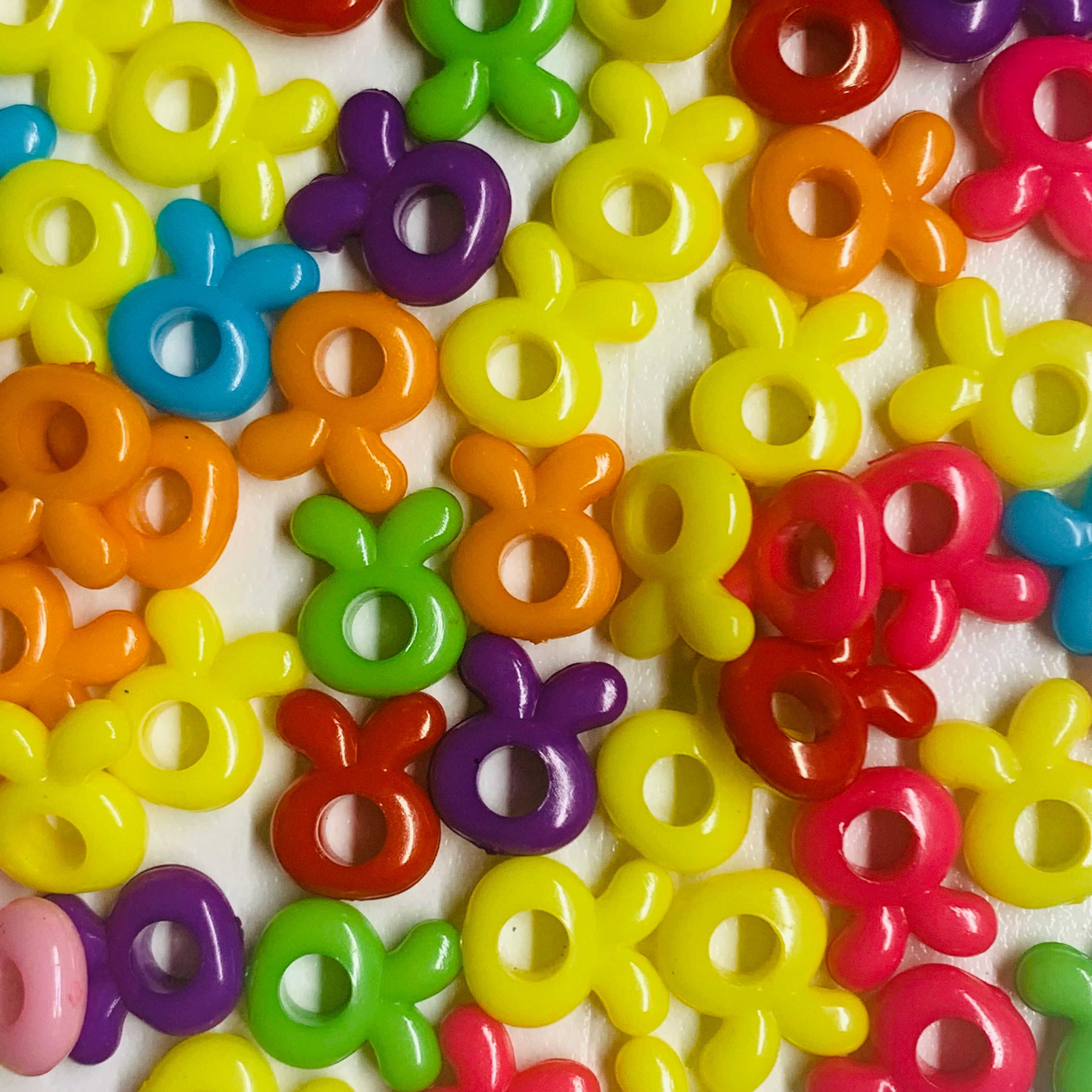 50 x Bunny Beads Toy Parts