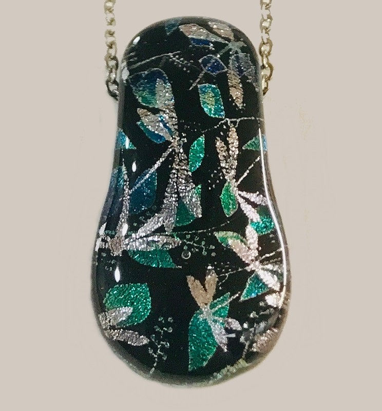 Dragonflies at Play Energy Therapy Pendant