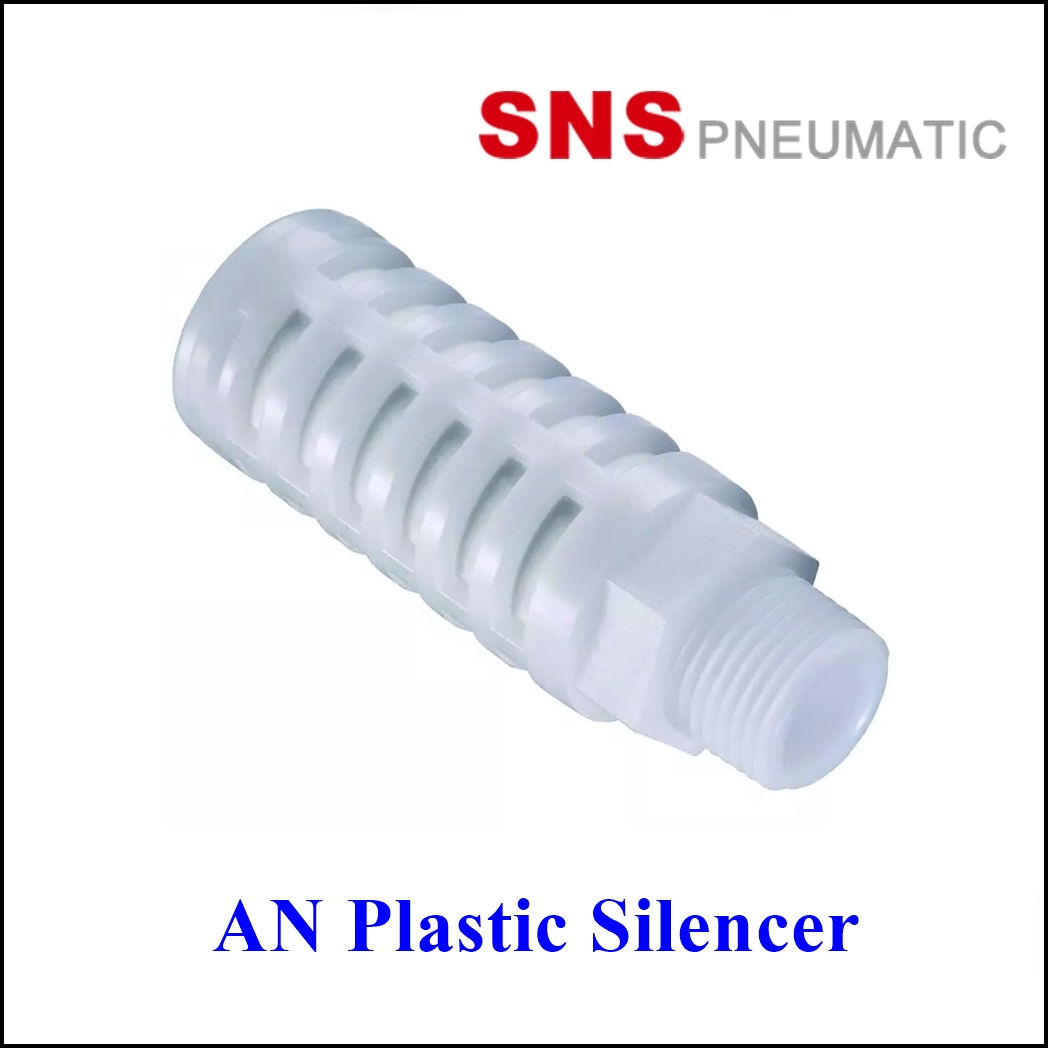 SNS AN Plastic Silencer - ข้อต่อไซเลนเซอร์เรซินลดเสียงในระบบนิวเมติกส์ รุ่น AN