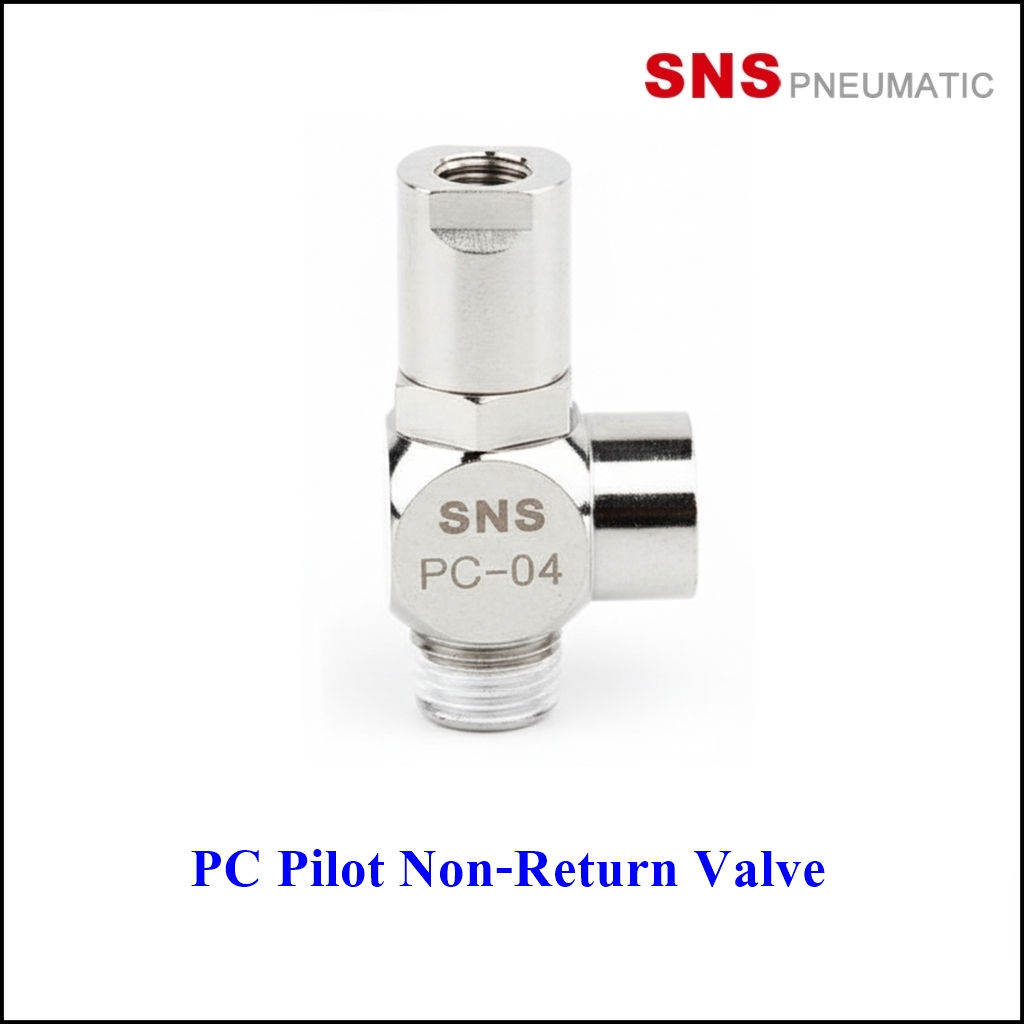 SNS PC Pilot Non-Return Valve - วาล์วนิวเมติกส์ ไพลอตวาล์ว วาล์วกันย้อนกลับ PC