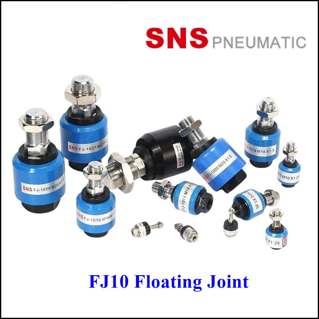 SNS FJ10 Floating Joint - ข้อต่อปลายแกนกระบอกลมแบบลอยตัวโฟลทติ้งจอยท์ FJ-10