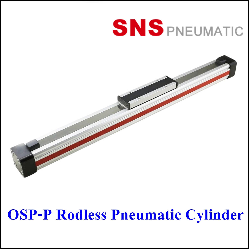 OSP-P Rodless Pneumatic Cylinder - กระบอกลมล็อตเลสแบบไร้ก้านสูบรุ่น OSP-Cylinder