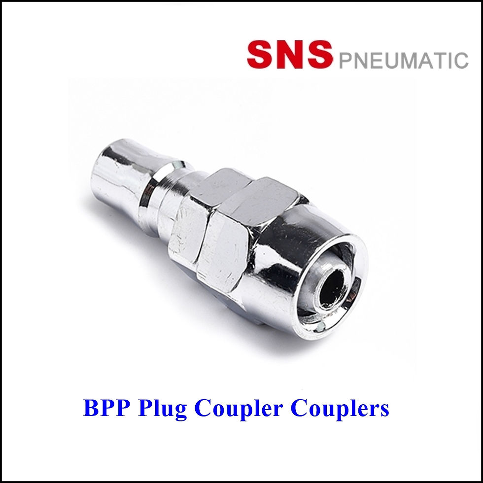 SNS BPP Plug Coupler Couplers - ปลั๊กเสียบคอปเปอร์ลมแบบขันอัดเข้าสายลม รุ่น BPP