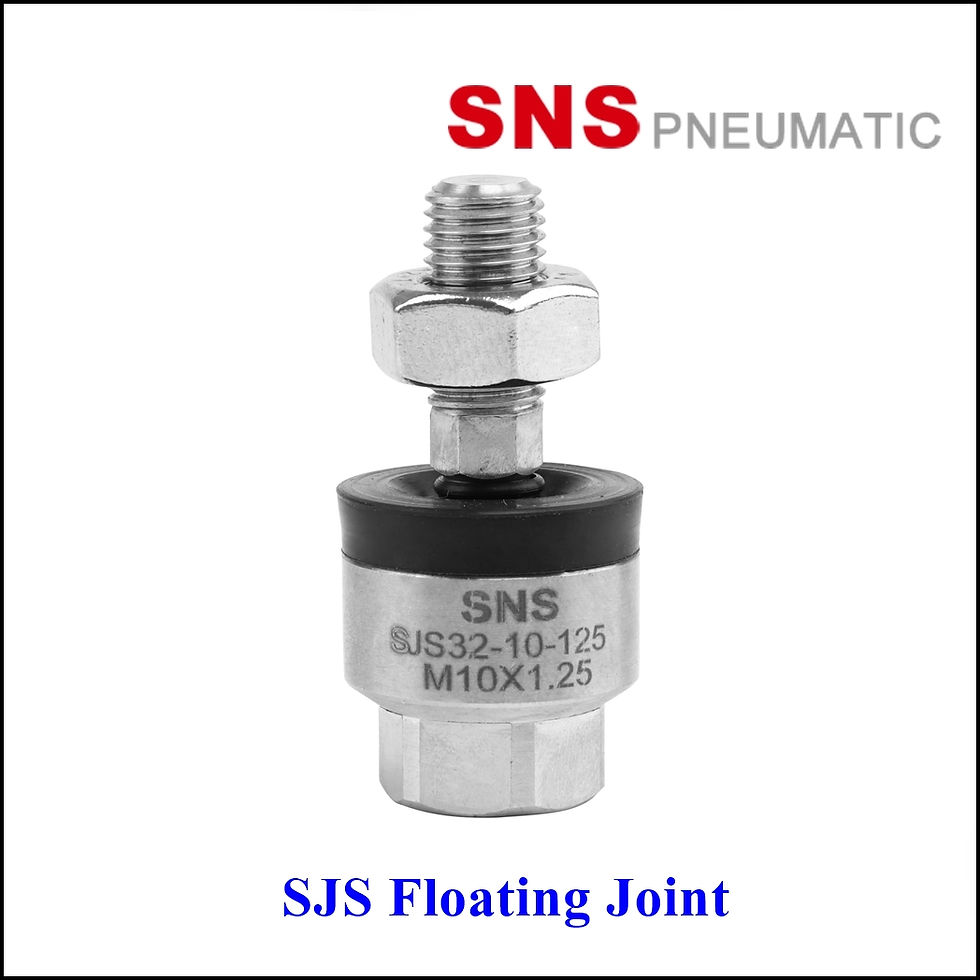 SNS SJS Floating Joint - ข้อต่อปลายแกนกระบอกลมแบบปรับศูนย์ได้โฟลทติ้งจอยท์ SJS