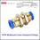 ภาพขนาดย่อ: SNS SPM Bulkhead Union Standard Fittings - ข้อต่อตรงนิวเมติกส์แบบประกอบไขกลางตู้