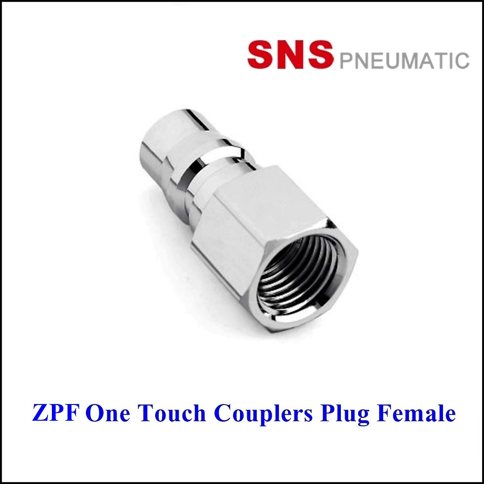 SNS ZPF One Touch Couplers Plug Female -ปลั๊กคอปเปอร์สวมไวแบบวันทัชชนิดเกลียวใน