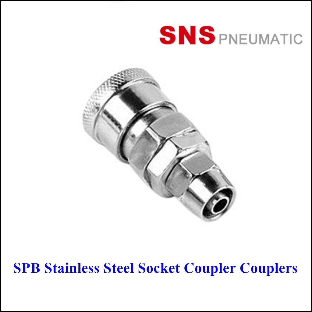 SNS SPB Stainless Steel Socket Coupler Couplers-คอปเปอร์สแตนเลสซ๊อกเก็ตแบบขันอัด