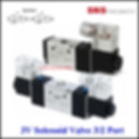 SNS 3V Solenoid Valve 3/2 Port - โซลินอยด์วาล์วไฟฟ้าวาล์วควบคุมการทำงานของลม 3/2