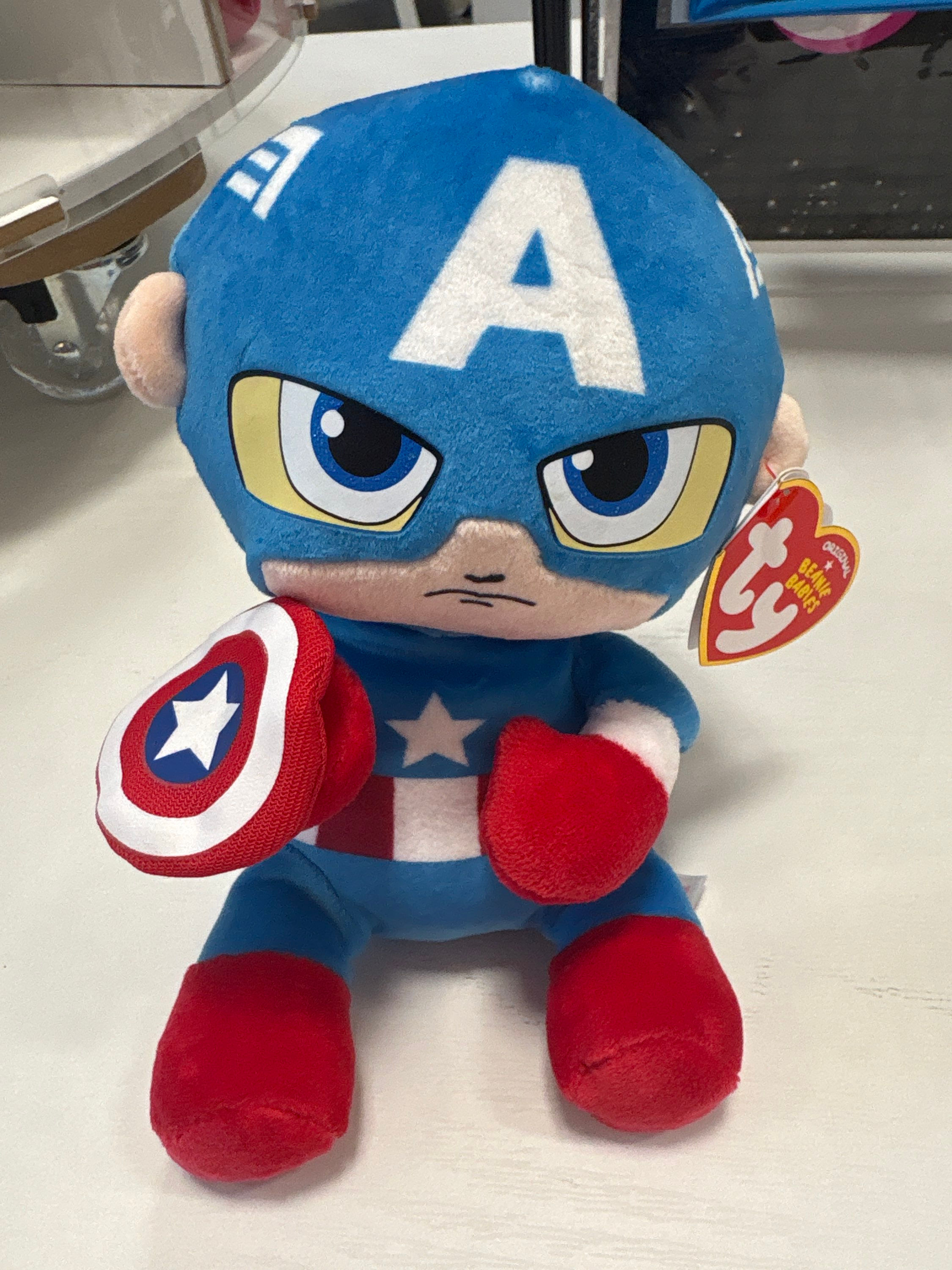 Captain America plush TY