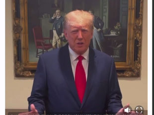 President Trump responds to the Indictment today