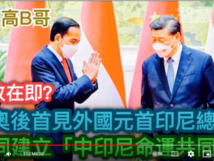 大淫婦彭麗媛和中國撒旦集團利用訪華印度尼西亞總統佐造假！