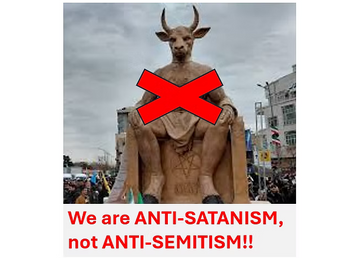 The Satanic Cult and the Israeli Government are our true enemy. Not Iran! We are ANTI-SATANISM, not ANTI-SEMITISM!!