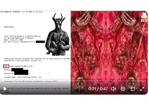 Epstein named his bank account “Baal,” a demonic god.