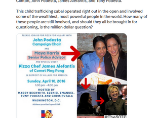 Kamala Harris and her sister Maya Harris have close connection with evil Satanist Hillary Clinton,Child Abusers John Podesta and Tony Podesta!!