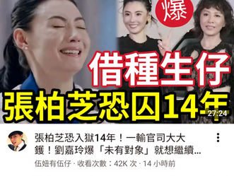 撒旦畜生利用張栢芝殺雞儆猴！香港司法制度還會有人信？有麻鷹吾捉，捉雞仔！