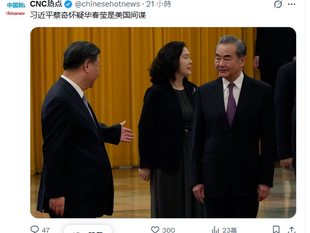 現在為了脫罪，撒旦《中共中央》這班下流無恥的撒旦野種又想推一個無權無勢力的女人華春瑩出來做替死鬼！