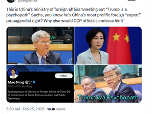Is Jeffrey Sachs the undercover agent of the Satanic Cabal? Or a puppet of the Chinese Satanic Cabal?