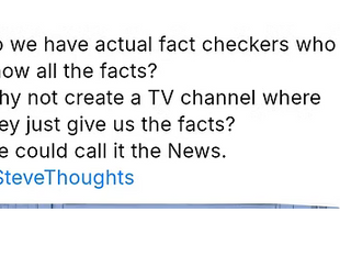 Those Fact Checkers are manipulated by the Satanic Cabal! 