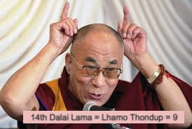 Updated: 14th Dalai Lama = Lhamo Thondup = 9