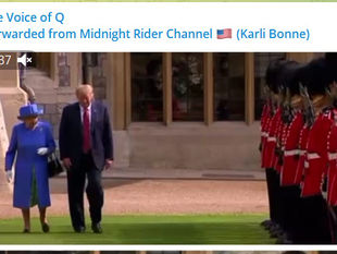 Remember when they made a big deal about the Queen walking behind Trump!