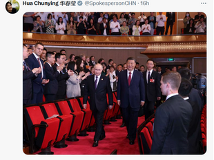 Real President Xi Jinping and Putin joined the "China-Russia Culture Year" Musical Concert! 