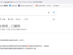 我在Google找到一份《敏感詞》檔案，Google是有特別篩選方法讓你不能搜索到資料。