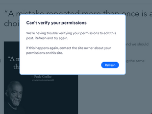Error message while I am writing my post!