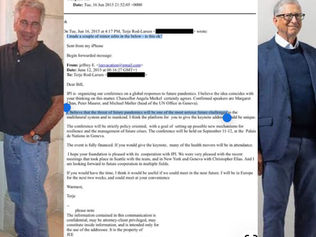 Epstein told Gates:“I believe the threat of future pandemics will be one of the most serious challenges…”