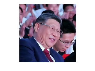 正常人微笑面部不會皺摺成這樣的,這個撒旦野豬騙子是帶上面具的替身!