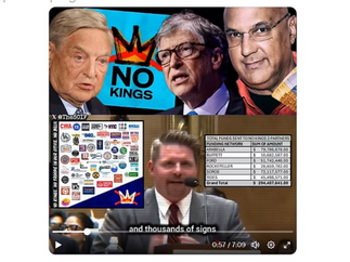 The "No Kings" Protests are funded by Rockefeller, Soros & Arabella