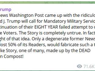 The Fake News Washington Post Slandered Trump again!