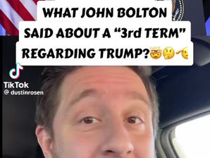 John Bolton letting it slip on MSM that Trump is not allowed a 3rd term.