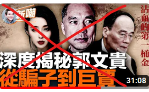 撒旦邪魔妖婦散播郭文貴是江澤民打手的虛假信息!