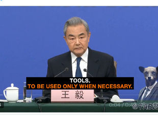 Wang Yi condemns the Iran war because the Satanic PRC is the true beneficiary of the evil Iranian regime.