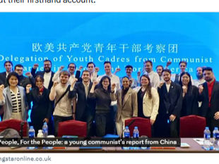 These foreign students are the offsprings of the Satanic CPC -China. They don't represent the 1.4 billion local citizens of People's Republic of China.