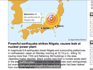 Japanese finance minister, Heizo Takenaka : ''Because they threatened Japan with an EARTHQUAKE''