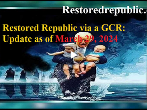 Restored Republic via a GCR as of March 29, 2024