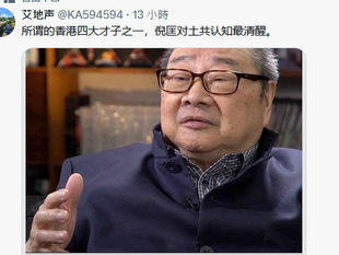 倪匡衹是一個有背景的政治白癡。一個完全不瞭解《中共中央》的小丑在反共產黨，還自稱四大才子！