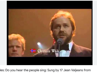 Les Miserables: Do you hear the people sing: Sung by 17 Jean Valjeans from around the world