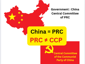 Absolutely Wrong !! The Satanic media deliberately misrepresents the Chinese government as the “CCP” instead of the “PRC”! 