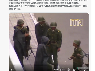 八九民運原始視頻,讓世人看清那支所謂的「中國人民解放軍」,其實就是黨衛軍!