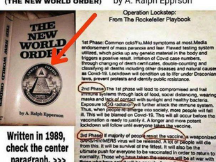 An excerpt from The New World Order, published by Ralph Epprson in 1989.