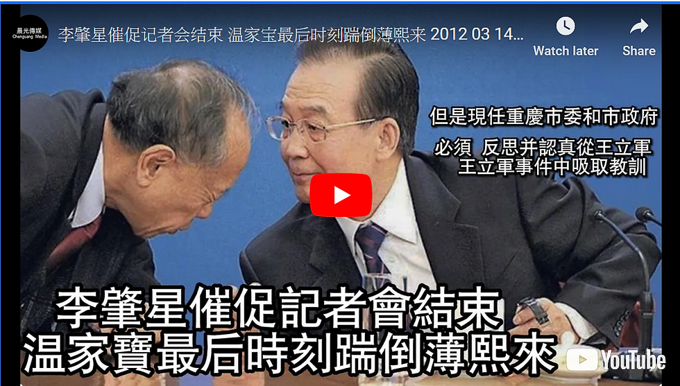 溫家寶應該不是賣國賊!他和撒旦畜生周恩來,李氏家族和大淫婦彭麗媛是敵對的!