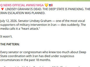 Lindsey Graham was killed by the Deep State because he is about to testify!