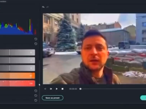 国外一名修图大神轻松揭穿”勇敢的心”,证实泽连斯基自拍视频造假。